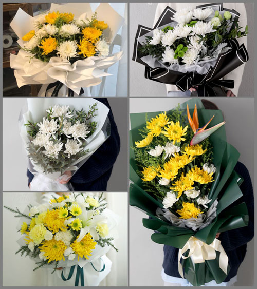 陕西汉中市汉台区河东店镇花果村白事花束代送